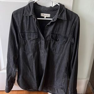 Madewell button up denim shirt